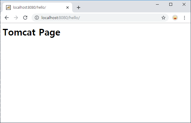 Tomcat에 간단한 웹생성