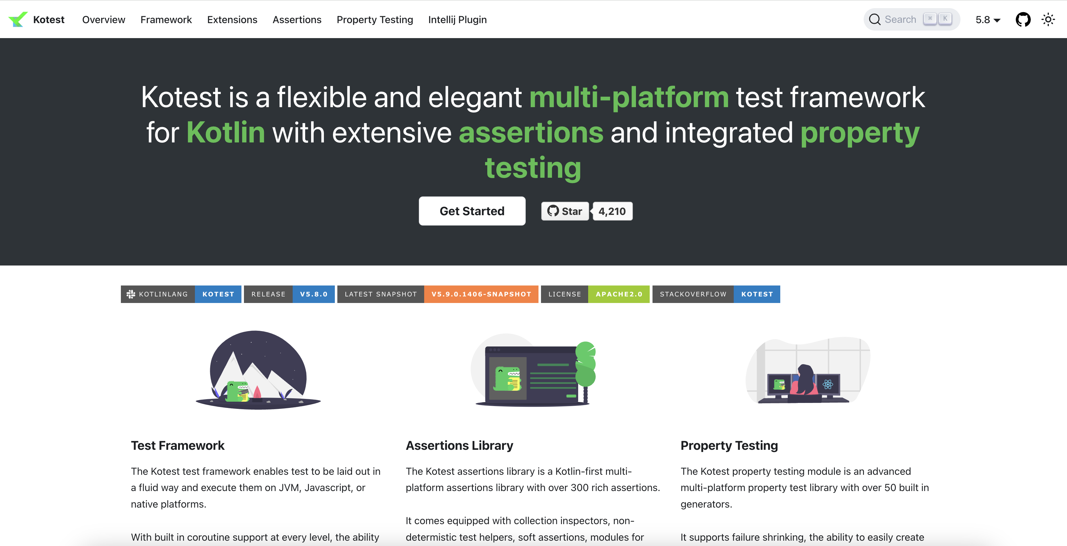 Kotest 공식 사이트