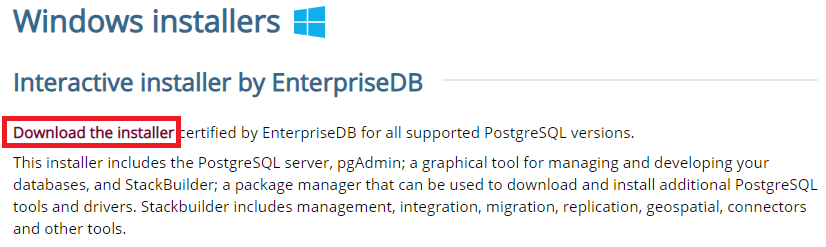 Postgresql.org Download