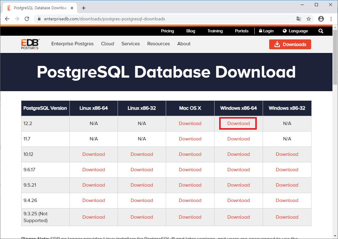 Postgresql.org Download